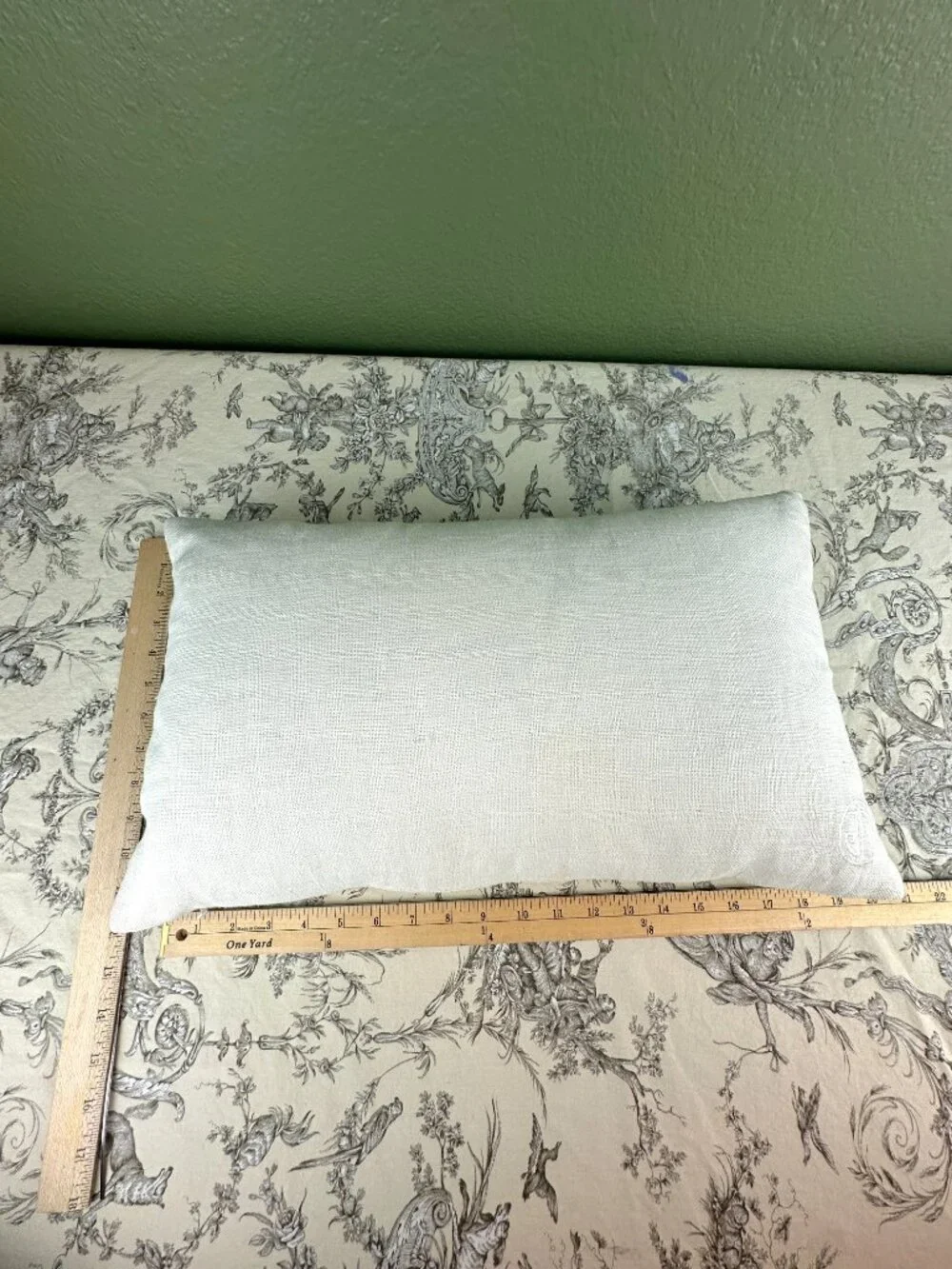 Jonathan Adler Beaded Hand Flower Bouquet Gun Lumbar Linen Down Pillow